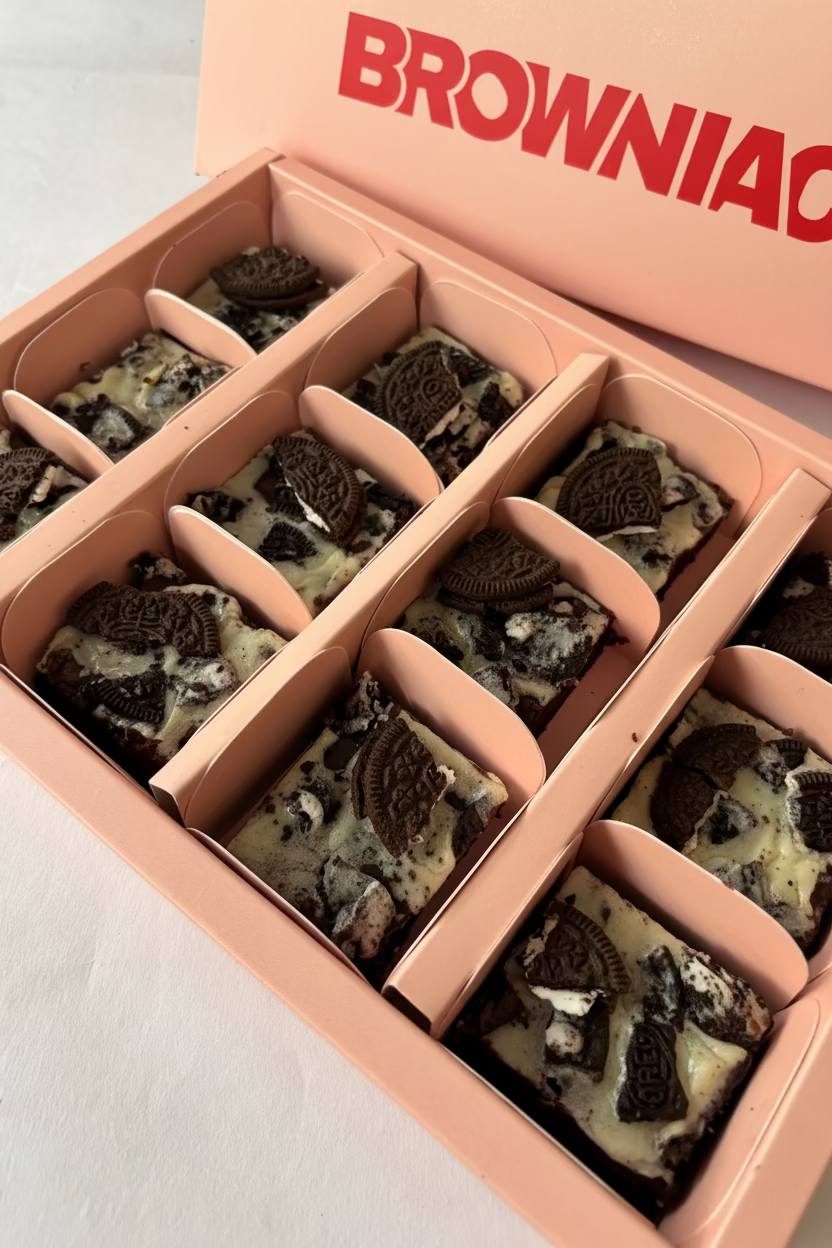 Oreo Cheesecake Brownie (BOX of 12)