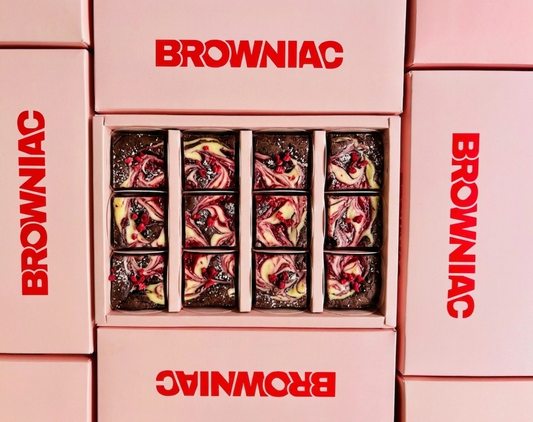 Raspberry Cheesecake Brownie  (Box of 12)