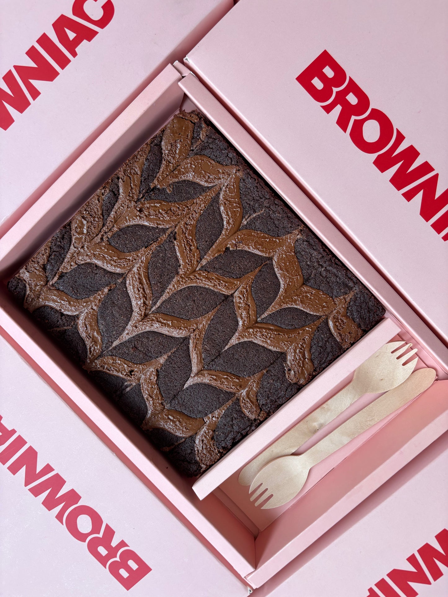 Nutella Bomb Brownie Slab