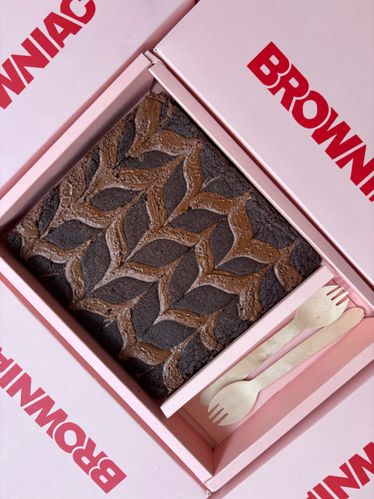 Nutella Bomb Brownie Slab
